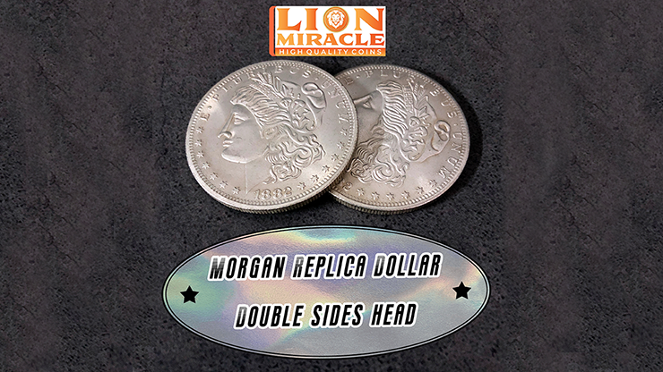 MORGAN REPLICA DOLLAR DOUBLE SIDED HEAD by Lion Miracle - Trick