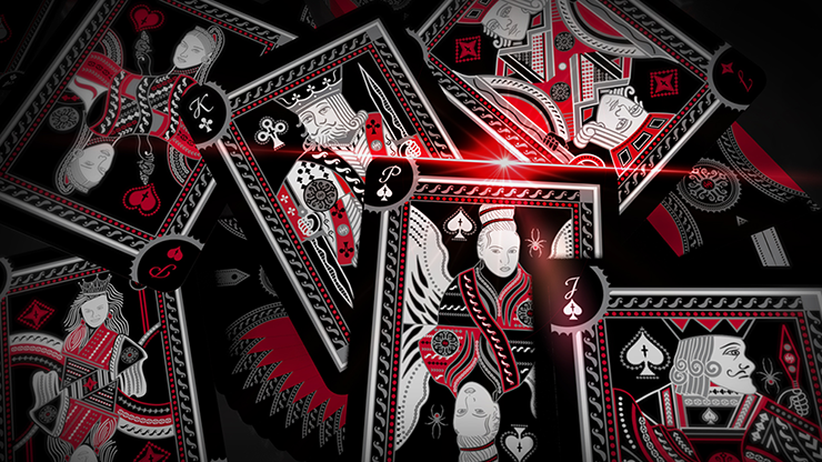 Grandmasters Black Widow Spider Edition (Standard) Playing Cards by HandLordz