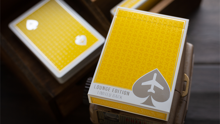 Limited Edition Lounge in Taxiway Yellow by Jetsetter Playing Cards