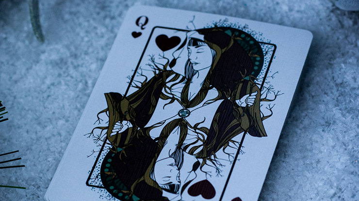 The Green Man Playing Cards (Winter) by Jocu