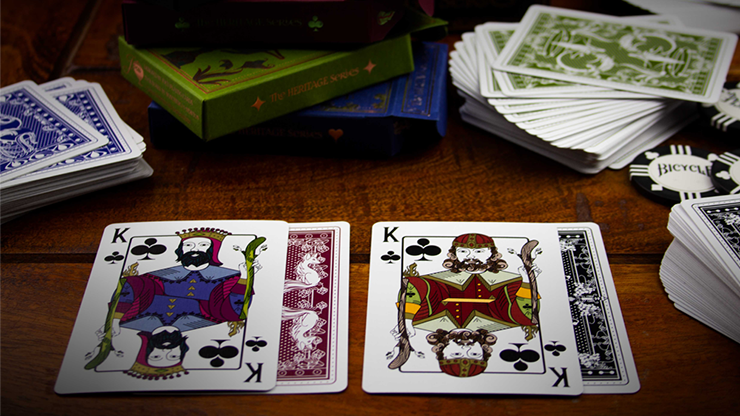 The Heritage Series Clubs Playing Cards