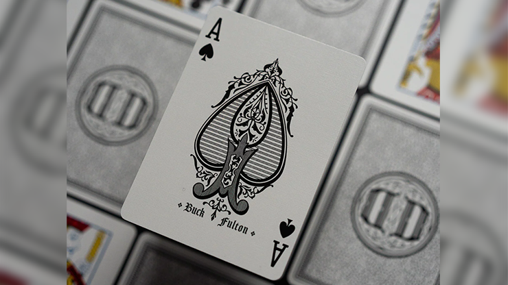 Smoke & Mirrors x Fulton (Smoke-White) Playing Cards by Dan & Dave