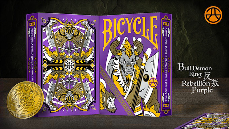 Bicycle Bull Demon King (Rebellion Purple) Playing Cards