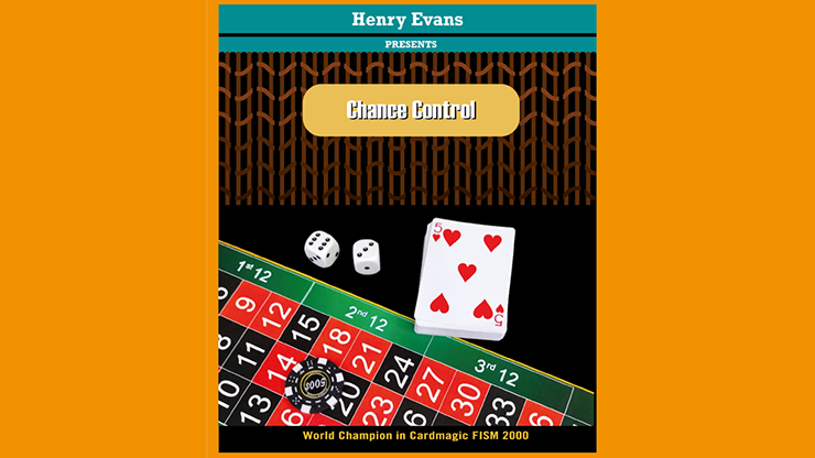 Chance Control Blue (Gimmicks and Online Instructions) by Henry Evans - Trick