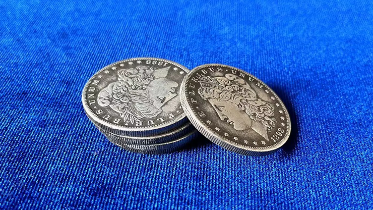 NORMAL MORGAN COIN (5 Dollar Sized Replica Coins) by N2G - Trick