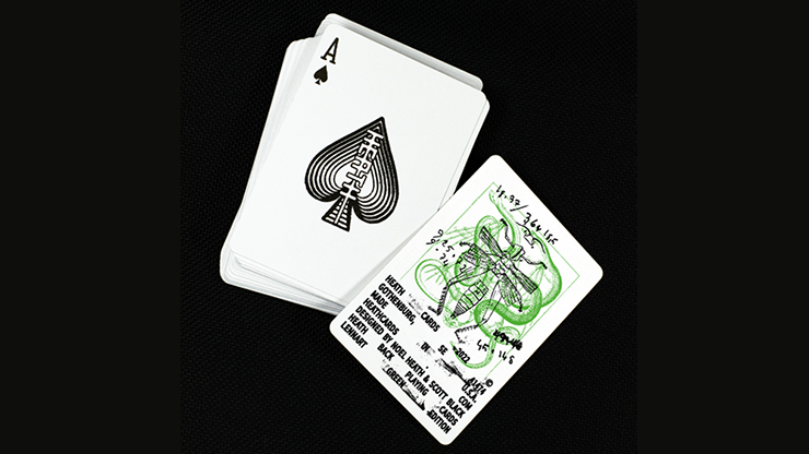 HEATH BACK PLAYING CARDS - LENNART GREEN EDITION Playing Cards