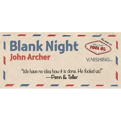 Blank Night (Yellow) by John Archer - Trick