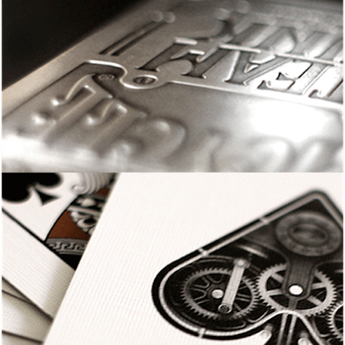 Bicycle Silver Steampunk Deck by USPCC