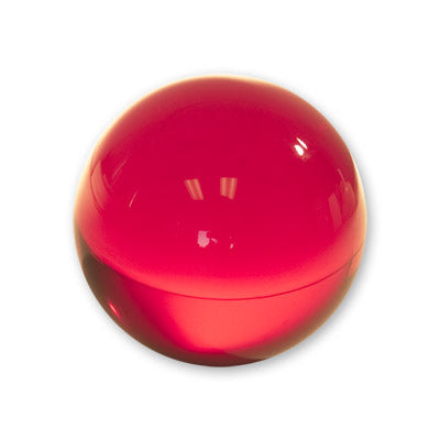 Contact Juggling Ball (Acrylic, RUBY RED, 76mm) - Trick