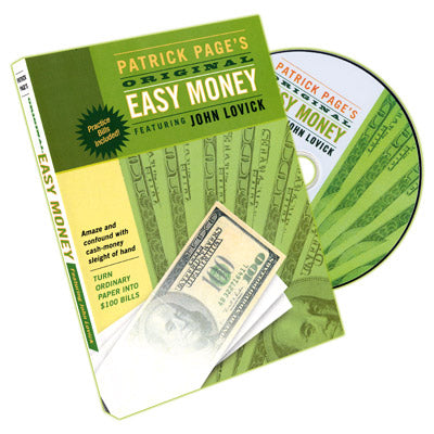 Easy Money DVD by John Lovick and Patrick Page - DVD
