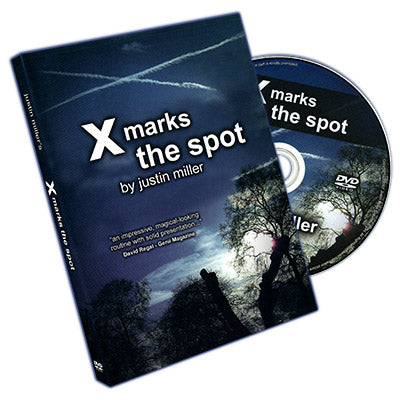 X Marks The Spot (With Cards) by Justin Miller - DVD