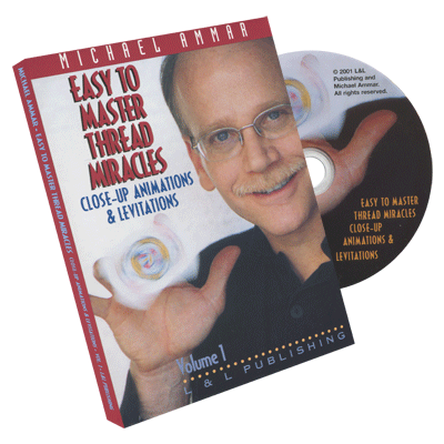 Easy to Master Thread Miracles (Closeup Animations and Levitations) #1 by Michael Ammar - DVD