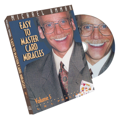 Easy to Master Card Miracles Volume 5 by Michael Ammar - DVD