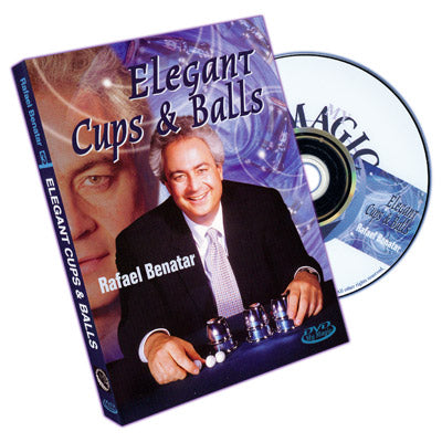 Elegant Cups And Balls by Rafael Benatar - DVD