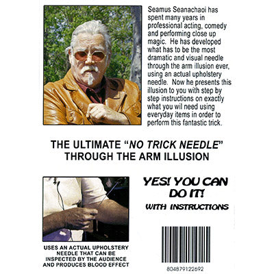 Ultimate No Trick Needle Through Arm by Seamus Seanachaoi - DVD