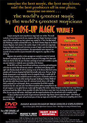 World's Greatest Magic: Close Up Magic #3 - DVD