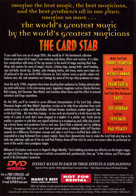 World's Greatest Magic: Card Stab - DVD