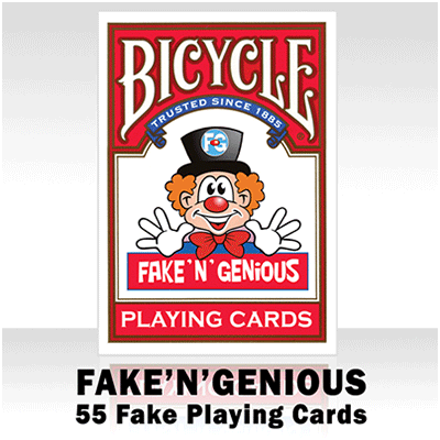 Fake 'N' Genious Deck by So Magic - Trick