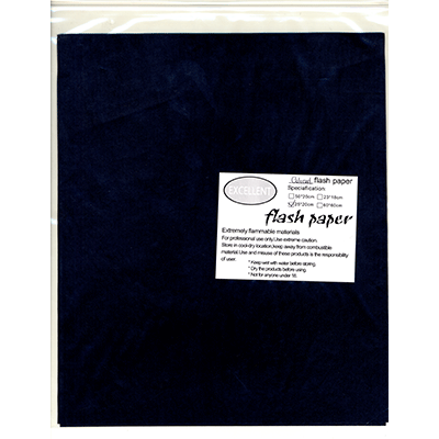 Flash Paper five pack(25x20cm) Black - Trick