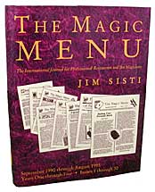 Magic Menu: Years 1 through 5 - Book