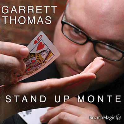 Stand Up Monte (Jumbo Index) DVD and Gimmick by Garrett Thomas and Kozmomagic -DVD