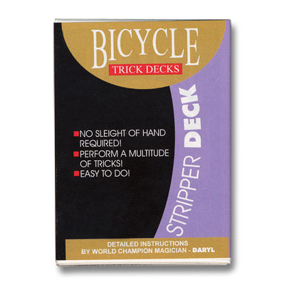 Stripper Deck Bicycle (Red) by US Playing Card - Trick